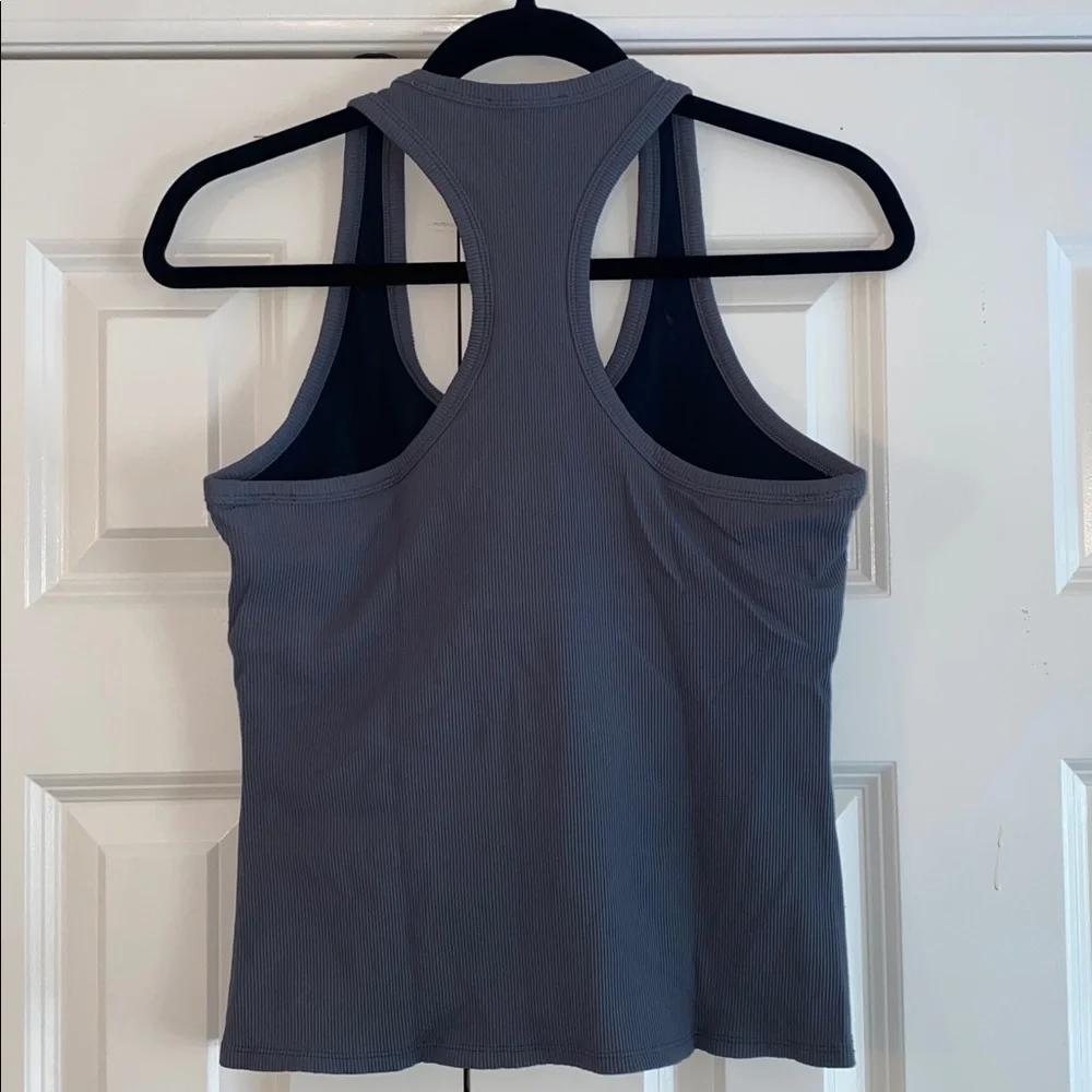 All Access Bandier l Session Ribbed Tank Grey Size XL - Picture 4 of 6